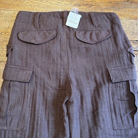 We The Free (Free People) Cargo Pants Size 0 (Blue and Brown), 2 pairs - - Picture 10 of 11